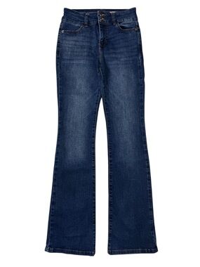 {BCBGeneration} "Mid Rise Bootcut" Blue Boot Cut Jeans WJ450-43